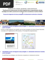 Proceso de integración de áreas protegidas al ordenamiento territorial en Colombia