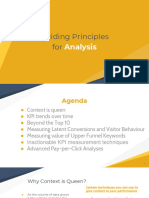 Guiding Principles for Analysis