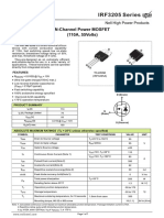 IRF3205 Series: N-Channel Power MOSFET (110A, 55volts) Description