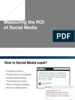 Measuring ROI For Social Media