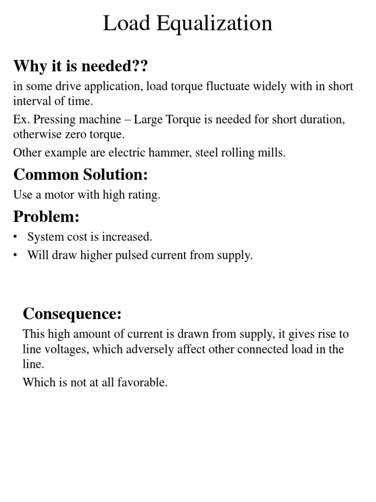 Understanding Load Equalization Needs | PDF | Science & Mathematics