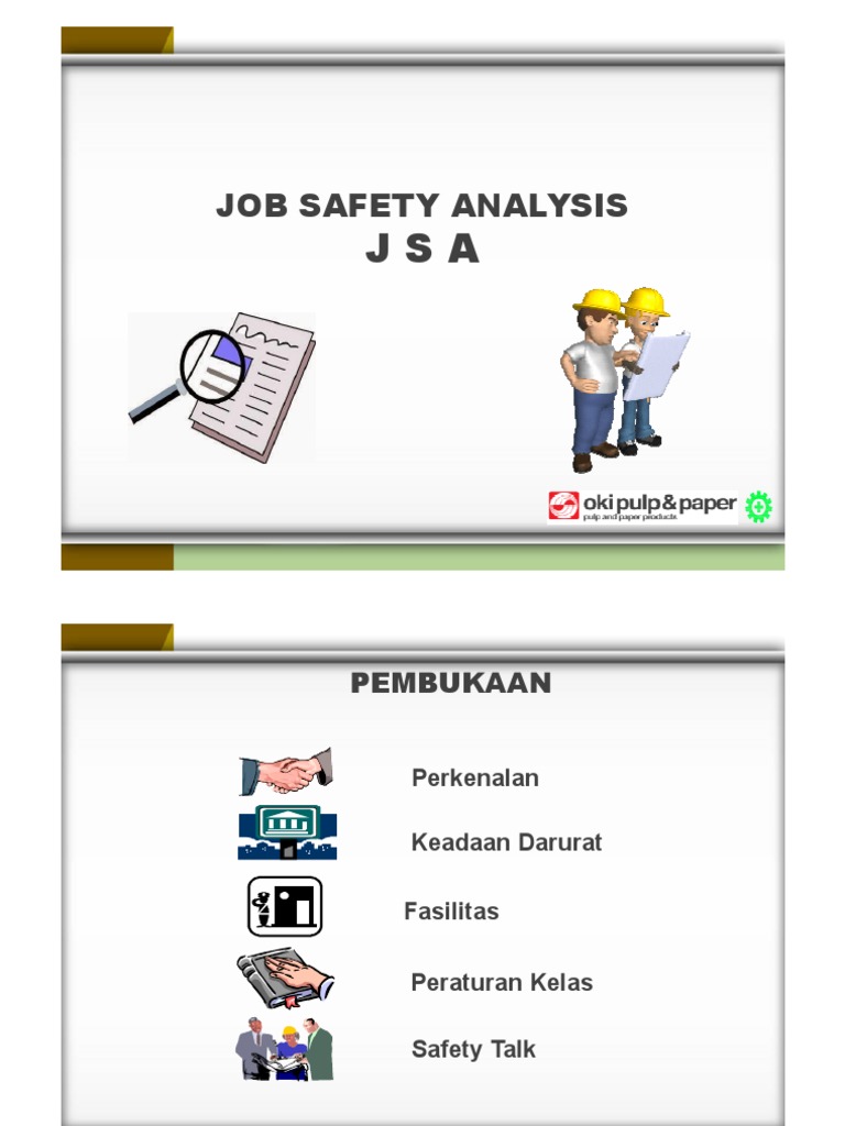 JSA Training | PDF