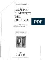 Analisis Semiotico Del Discurso Cap. 1 PDF