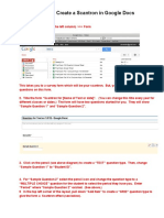 How to Create a Scantron in Google Docs