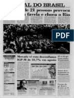 Jornal Do Brasil - Massacre de Vigário Geral