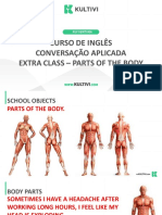 Curso de Inglês Conversação Aplicada Extra Class - Parts of The Body