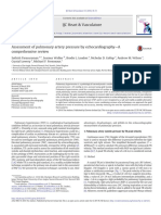 Assessment of Pulmonary Artery Pressure by Echocardiography-A Comprehensive Review