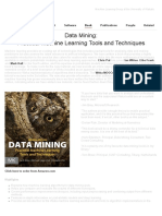 Data Mining - Practical Machine Learning Tools and Techniques Website