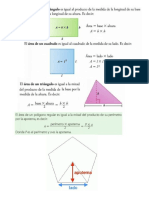 Formulas de Las Figuras Planas