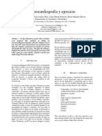 Electrocardiografía y Ejercicio