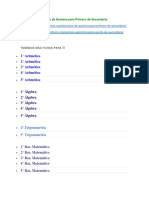 Fichas de Química para Primero de Secundaria