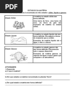 Estados Físicos Da Matéria-ciencias