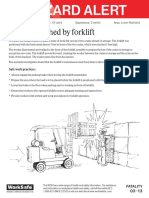 Worker Crushed by Forklift: Hazard Alert