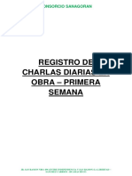 Registro de Charlas Diarias