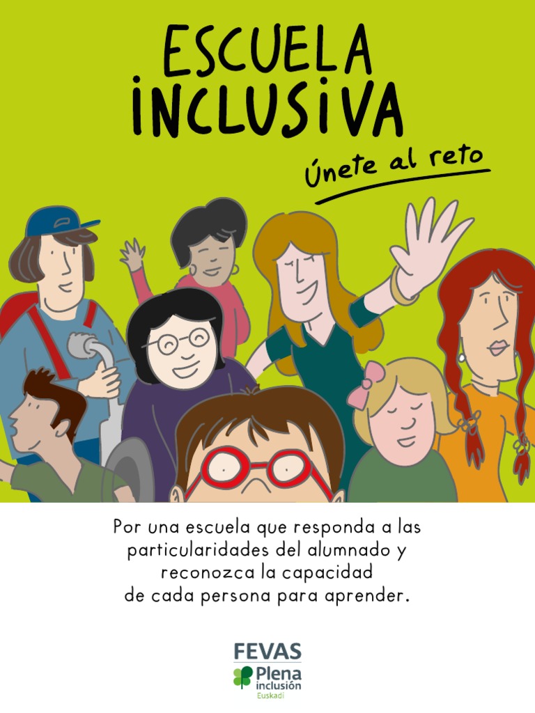 Hacia una Escuela Inclusiva y Equitativa | PDF | Evaluación | Salón de ...