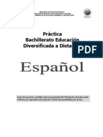 Practica Espanol Edad Bachillerato