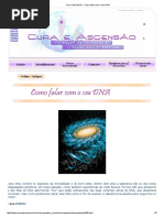 Cura e Ascensão - Como Falar Com o Seu DNA