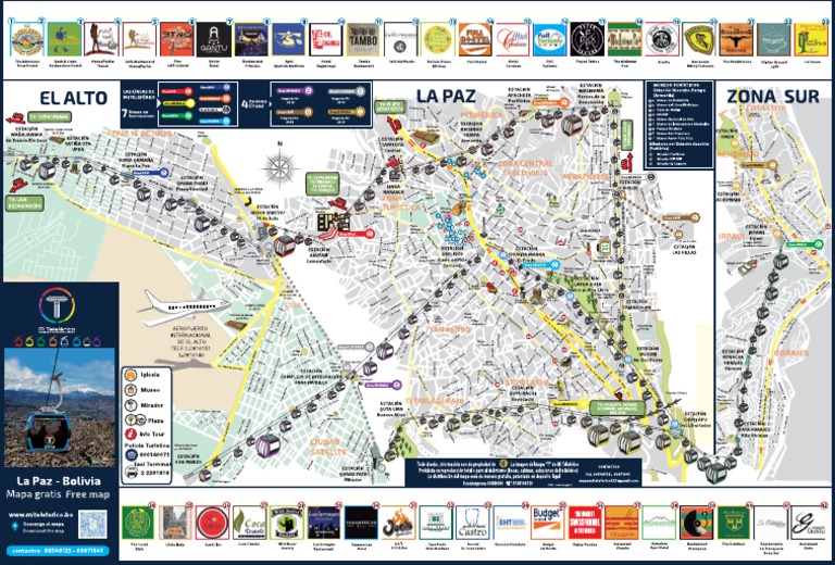 Plano Teleféricos en La Paz | PDF