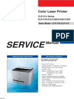 Samsung Color Laser CLP 310 CLP 315 Series Service Manual Free PDF