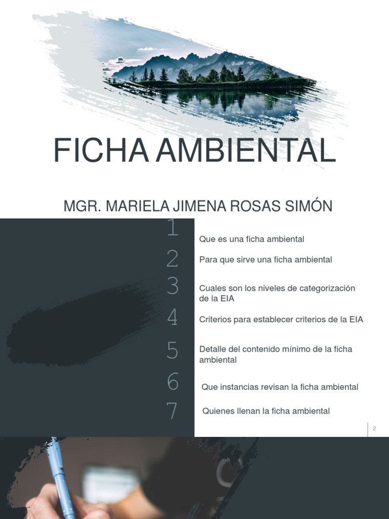 Ficha Ambiental | PDF | Evaluación de impacto ambiental | Naturaleza