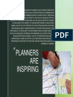 Planners Are Inspiring