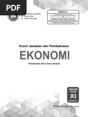 01 Kunci Pr Ekonomi 11a Edisi 2019 Pdf