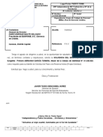 Solicitud de documentos para trámite de pase a reserva