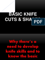 Basic Knife Cuts & Shapes