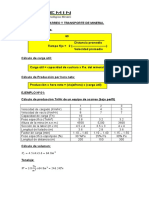 Calculos Acarreo Transporte