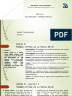 School of Business and Governance: Article Xi Accountability of Public Officers