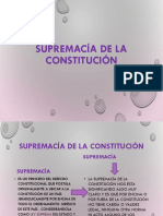 Supremacía de La Constitución 