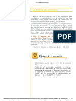 La Síntesis Del Amoniaco PDF