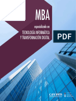 Master Mba Especializado en Tecnologia Informatica Transformacion Digital PDF