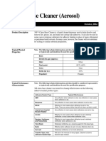 Citrus Base Cleaner (Aerosol) : Technical Data October, 2004