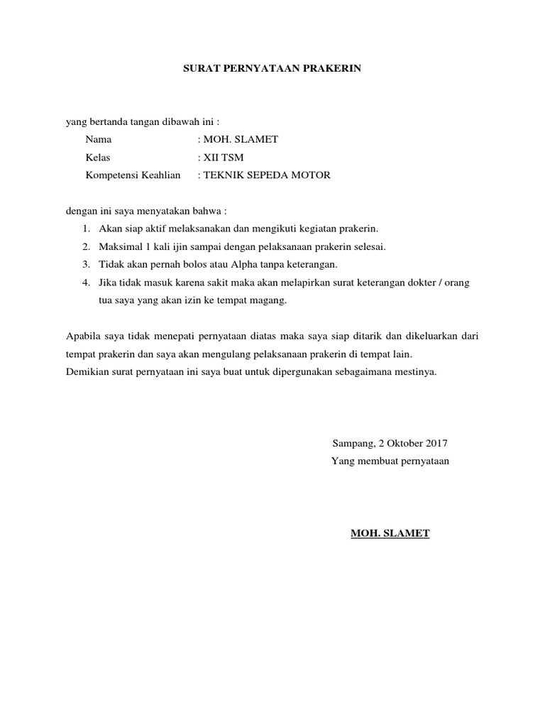 Contoh Surat Penangguhan Kelas Agama Petang