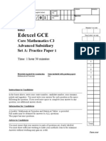 C3 Practice Paper A1