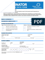 Coordinator Ocean Trash Data Form - 2019