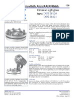 Stainless Steel Sightglass Din 28120 28121