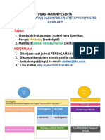 Tugas Harian Peserta Diklat Prajab Its