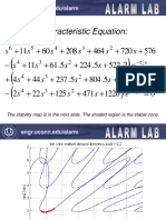 Characteristic Equation:: e S S S S S S S S S S