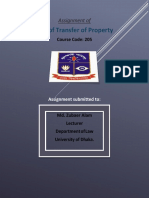Law of Transfer of Property