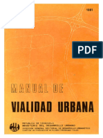 Manual MINDUR de Vialidad Urbana