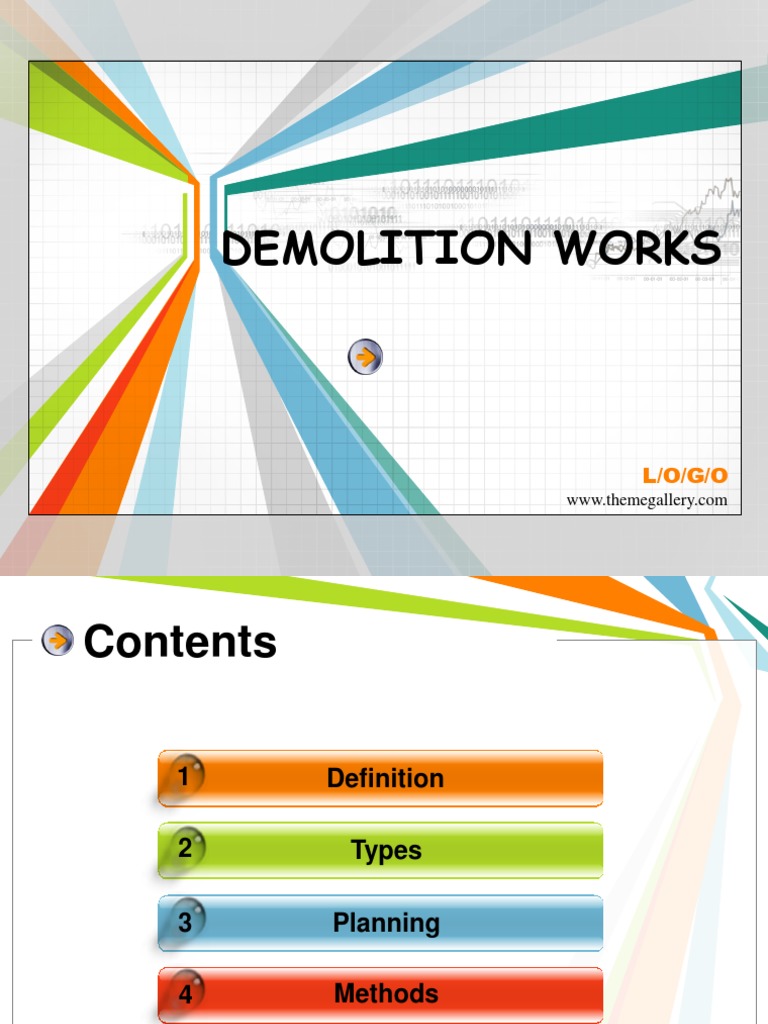 Overview of Demolition Methods | PDF | Demolition | Building Engineering