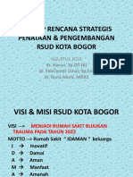 Konsep Rencana Strategis Rsud Kota Bogor Revisi I