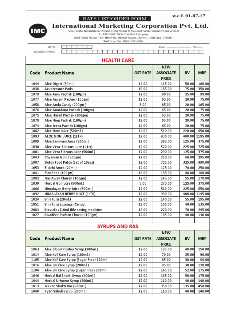 GST RATE LIST pdf3 PDF Chutney Cuisine