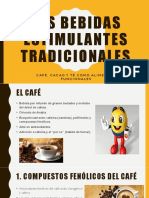 Bebidas estimulantes tradicionales: café, cacao y té