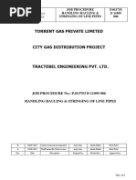 Method Statement For Pipeline Stringing | PDF | Pipe (Fluid Conveyance ...