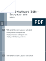 Sub Switchboard (SSB) - Sub-Papan Suis