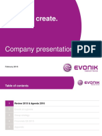 Evonik Company Presentation (February 2016)