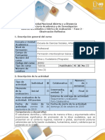 Guía de actividades y rúbrica de evaluación - Fase 2 - Observación Reflexiva (1).docx